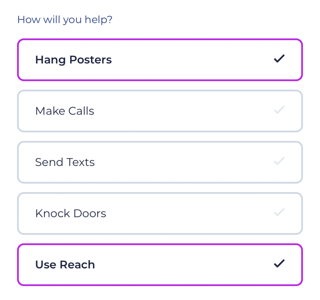 Multi Choice Question Screenshot